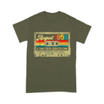 65th Birthday Music Decorations Vintage August 1956 Cassette Tape Birthday Shirt - Scotstee Shop