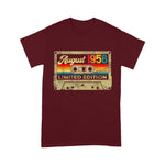 65th Birthday Music Decorations Vintage August 1956 Cassette Tape Birthday Shirt - Scotstee Shop