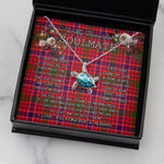 Sea Turtle Necklace To My Beautiful Soulmate Necklace In Your Eyes I Have Found My Home Clan MacRae Tartan Blue Turtle Necklace