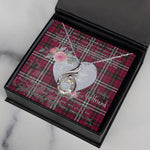 Rising Phoenix Necklace - Valentine Necklace Clan Little Tartan Gift for Girlfriend, Gift for My Wife Rising Phoenix Necklace