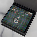 To My Beautiful Soulmate Necklace In Your Eyes I Have Found My Home Clan Davidson Ancient Tartan Rising Phoenix Necklace
