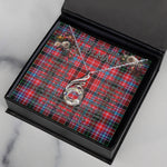 To My Beautiful Soulmate Necklace In Your Eyes I Have Found My Home Clan Pitblado Tartan Rising Phoenix Necklace