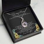 To My Mom Necklace You Are The World Mother Gift Necklace, Mother's Day Phoenix Rising Necklace