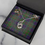 To My Beautiful Soulmate Necklace In Your Eyes I Have Found My Home Clan Stewart of Appin Hunting Tartan Rising Phoenix Necklace