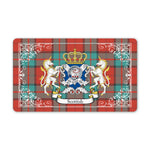Doormat - Welcome Mat Scottish Dunbar Ancient Clan Badge Tartan Door Mat, Plaid Doormat
