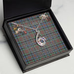 To My Beautiful Soulmate Necklace In Your Eyes I Have Found My Home Clan MacDuff Hunting Ancient Tartan Rising Phoenix Necklace