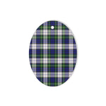 Gordon Dress Modern Tartan Oval Ornaments, Christmas Tree Ornament, Plaid Christmas Ornaments, Ceramic Oval Christmas Tree Decoration, Tartan Oval Ornaments, Christmas Tree Ornament, Plaid Christmas Ornaments, Ceramic Oval Christmas Tree Decoration