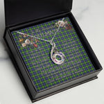 To My Beautiful Soulmate Necklace In Your Eyes I Have Found My Home Clan Gordon Modern Tartan Rising Phoenix Necklace