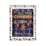 Products Personalized Gift Tartan Plaid Blanket Clan Dunlop Modern With Christmas Cookie Baking Crew Christmas Gift Blanket, Plaid Blanket, Christmas Fleece Blanket, Christmas Blanket, Tartan Blanket, Scottish Blanket, Scotland Blanket, Family Name Blanket, Custom Blanket, Personalized Blanket