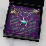 Sea Turtle Necklace To My Beautiful Soulmate Necklace In Your Eyes I Have Found My Home Clan Pride Of Scotland Tartan Blue Turtle Necklace