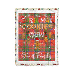 Personalized Gift Tartan Plaid Blanket Clan Grant Ancient With Christmas Cookie Baking Crew Christmas Gift Blanket, Plaid Blanket, Christmas Fleece Blanket, Christmas Blanket, Tartan Blanket, Scottish Blanket, Scotland Blanket, Family Name Blanket, Custom Blanket, Personalized Blanket