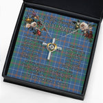 To My Beautiful Soulmate Necklace In Your Eyes I Have Found My Home Clan MacHardy Tartan Cross Dancing Necklace