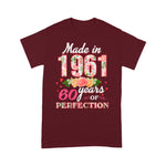 Womens Made In 1961 Design 60 Years Old 60th Birthday Gift Birthday Shirt 60th birthday gifts - Scotstee Shop
