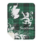 Sherpa Blanket - Tartan Blanket Thistle and Lion Scottish Clan MacLean Plaid Blanket, plaid sherpa blanket queen,purple sherpa blanket,queen sherpa blanket,queen size sherpa blanket,red sherpa blanket,scottish tartan blankets,sherpa blanket,sherpa christmas blanket