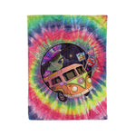 Scotstee Shop - Scotstee Shop Blanket Alien Tie Dye Hippie Fleece Blanket