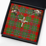 To My Beautiful Soulmate Necklace In Your Eyes I Have Found My Home Clan MacGregor Modern Tartan Cross Dancing Necklace