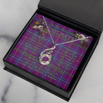 To My Beautiful Soulmate Necklace In Your Eyes I Have Found My Home Clan Jackson Tartan Rising Phoenix Necklace
