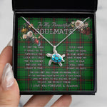 Sea Turtle Necklace To My Beautiful Soulmate Necklace In Your Eyes I Have Found My Home Clan Orrock Tartan Blue Turtle Necklace, Valentine Necklace Gift for Girlfriend Clan Mitchell Ancient Tartan Sunflower Pendant Necklace, Scottish Tartan Jewelry, valentine necklace, necklace girlfriend, necklace for wife, cute necklaces for girlfriend, jewelry for girlfriend, to my soulmate necklace, to my future wife necklace