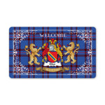Doormat - Tartan Door Mat The Family Elliot Welcome Mat, Plaid Doormat Scottish