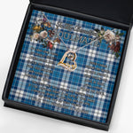 Love Dancing Necklace - To My Beautiful Soulmate - In Your Eyes I Have Found My Home Clan Muirhead Blue Tartan Forever Love Necklace