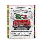 Tartan Blanket Vintage Red Truck with Christmas Tree Family Scottish Clan Buchanan Modern plaid blanket, red plaid blanket, buffalo plaid blanket, green plaid blanket, plaid fleece blanket, blue plaid blanket, red tartan blanket, tartan plaid blanket, black and white plaid blanket, , christmas plaid blanket, orange plaid blanket, tartan plaid throw blanket, pink plaid blanket, brown plaid blanket, buffalo check blanket
