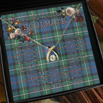 To My Beautiful Soulmate Necklace In Your Eyes I Have Found My Home Clan MacPhail Tartan Wishbone Dancing Necklace