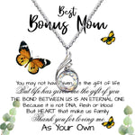 Rising Phoenix Necklace - Stepmom Necklace, To My Bonus Mom Gift Neckalce, Thank For You Loving Me As Your Own