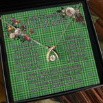 To My Beautiful Soulmate Necklace In Your Eyes I Have Found My Home Clan Currie Tartan Wishbone Dancing Necklace