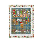 Personalized Gift Tartan Plaid Blanket Clan Balfour With Christmas Cookie Baking Crew Christmas Gift Blanket, Plaid Blanket, Christmas Fleece Blanket, Christmas Blanket, Tartan Blanket, Scottish Blanket, Scotland Blanket, Family Name Blanket, Custom Blanket, Personalized Blanket