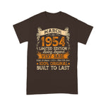 Scotstee Shop - 67th Birthday Gift 67 Years Old Retro Vintage March 1954 Birthday Shirt 67th Birthday Ideas For Him