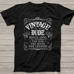 Scotstee Shop - 67th Birthday gift Vintage 1954 Aged 67 years old present Birthday Shirt 67th Birthday Ideas For Him