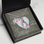 Rising Phoenix Necklace - Valentine Necklace Clan Bisset Pattern Tartan Gift for Girlfriend, Gift for My Wife Rising Phoenix Necklace