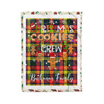 Personalized Gift Tartan Plaid Blanket Clan Buchanan Modern With Christmas Cookie Baking Crew Christmas Gift Blanket, Plaid Blanket, Christmas Fleece Blanket, Christmas Blanket, Tartan Blanket, Scottish Blanket, Scotland Blanket, Family Name Blanket, Custom Blanket, Personalized Blanket