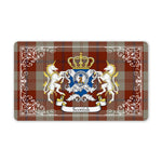 Doormat - Welcome Mat Scottish Davidson Dress Dancers Clan Badge Tartan Door Mat, Plaid Doormat