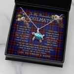 Sea Turtle Necklace To My Beautiful Soulmate Necklace In Your Eyes I Have Found My Home Clan Wedderburn Tartan Blue Turtle Necklace
