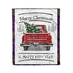 Tartan Blanket Vintage Red Truck with Christmas Tree Family Scottish Clan Donaldson plaid blanket, red plaid blanket, buffalo plaid blanket, green plaid blanket, plaid fleece blanket, blue plaid blanket, red tartan blanket, tartan plaid blanket, black and white plaid blanket, , christmas plaid blanket, orange plaid blanket, tartan plaid throw blanket, pink plaid blanket, brown plaid blanket, buffalo check blanket