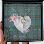 Gift For My Beautiful Girlfriend Necklace Valentine Necklace Clan MacInnes Ancient Tartan Cross Dancing Necklace Scottish Tartan Jewelry
