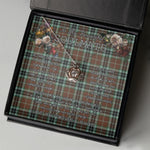 To My Beautiful Soulmate Necklace In Your Eyes I Have Found My Home Clan Thomson Hunting Modern Tartan Crown Pendant Necklace