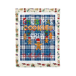 Personalized Gift Tartan Plaid Blanket Clan Strathclyde With Christmas Cookie Baking Crew Christmas Gift Blanket, Plaid Blanket, Christmas Fleece Blanket, Christmas Blanket, Tartan Blanket, Scottish Blanket, Scotland Blanket, Family Name Blanket, Custom Blanket, Personalized Blanket