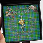 To My Beautiful Soulmate Sunflower Necklace In Your Eyes I Have Found My Home Clan Johnston Tartan Jewelry For Girlfriend