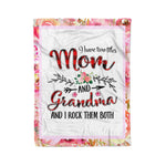 Scotstee Shop - Scotstee Shop Fleece Blanket I Have Two Titles Mom And Grandma Mother's Day Gifts Fleece Blanket