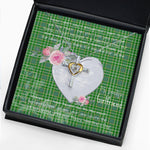 Gift For My Beautiful Girlfriend Necklace Valentine Necklace Clan Currie Tartan Cross Dancing Necklace Scottish Tartan Jewelry