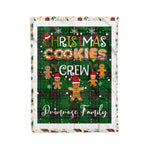 Personalized Gift Tartan Plaid Blanket Clan Primrose With Christmas Cookie Baking Crew Christmas Gift Blanket, Plaid Blanket, Christmas Fleece Blanket, Christmas Blanket, Tartan Blanket, Scottish Blanket, Scotland Blanket, Family Name Blanket, Custom Blanket, Personalized Blanket