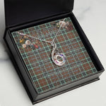 To My Beautiful Soulmate Necklace In Your Eyes I Have Found My Home Clan Thomson Hunting Modern Tartan Rising Phoenix Necklace