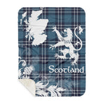 Sherpa Blanket - Tartan Blanket Thistle and Lion Scottish Clan Earl Of St Andrews Plaid Blanket, plaid sherpa blanket queen,purple sherpa blanket,queen sherpa blanket,queen size sherpa blanket,red sherpa blanket,scottish tartan blankets,sherpa blanket,sherpa christmas blanket