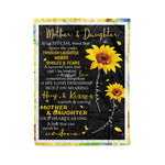 Scotstee Shop - Fleece Blanket - Mother And Daughter Blanket You Are My SunShine Mother Day Gifts Fleece Blanket