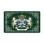 Doormat - Welcome Mat Scottish Davidson Modern Clan Badge Tartan Door Mat, Plaid Doormat