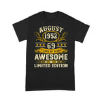 69 Years Old Decoration Born In August 1952 69th Birthday Shirt - Scotstee Shop
