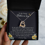 Love Dancing Necklace - To My Future Mother In Law, Wedding For Her Mother's Gift Necklace