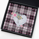 Gift For My Beautiful Girlfriend Necklace Valentine Necklace Clan MacPherson Hunting Modern Tartan Cross Dancing Necklace Scottish Tartan Jewelry